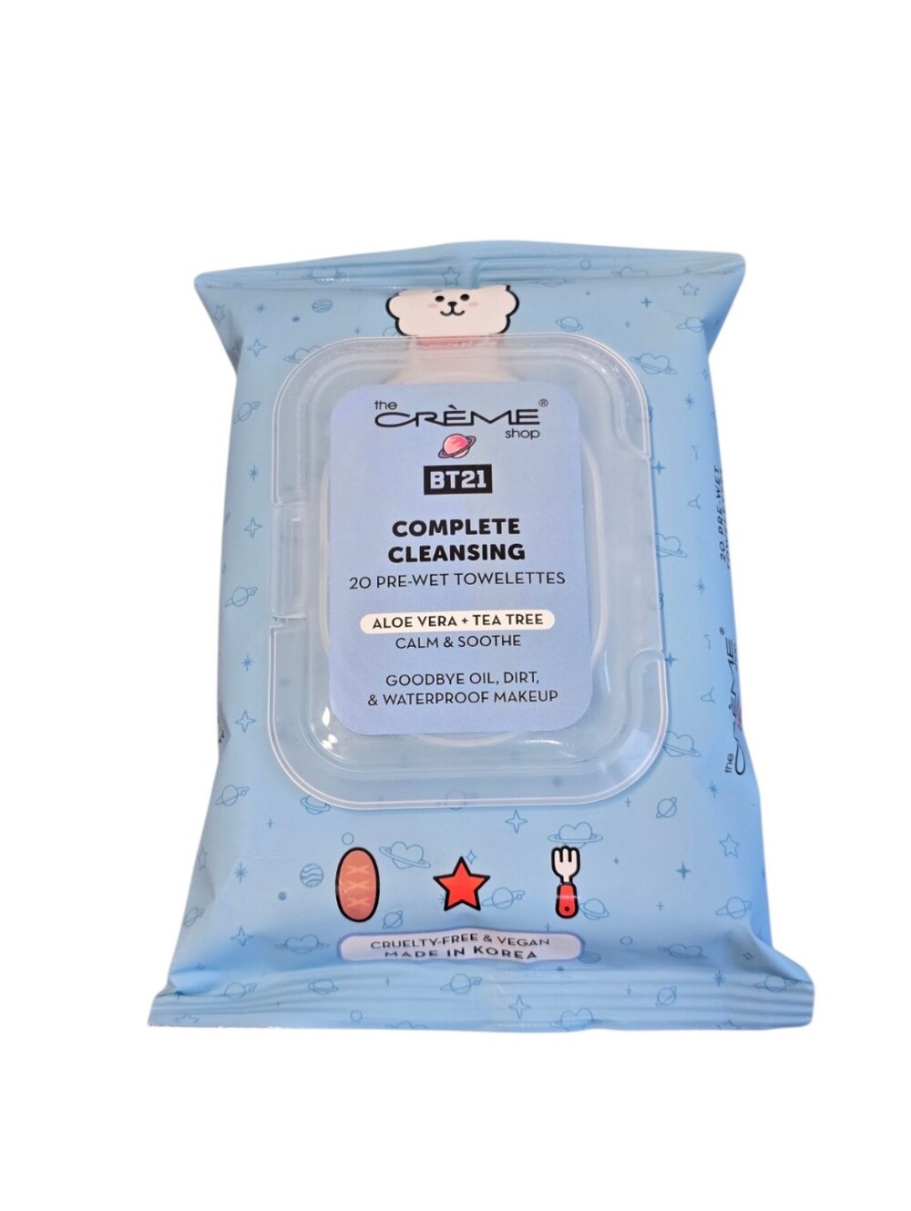 The Creme Shop BT21 Complete Cleansing Towelettes